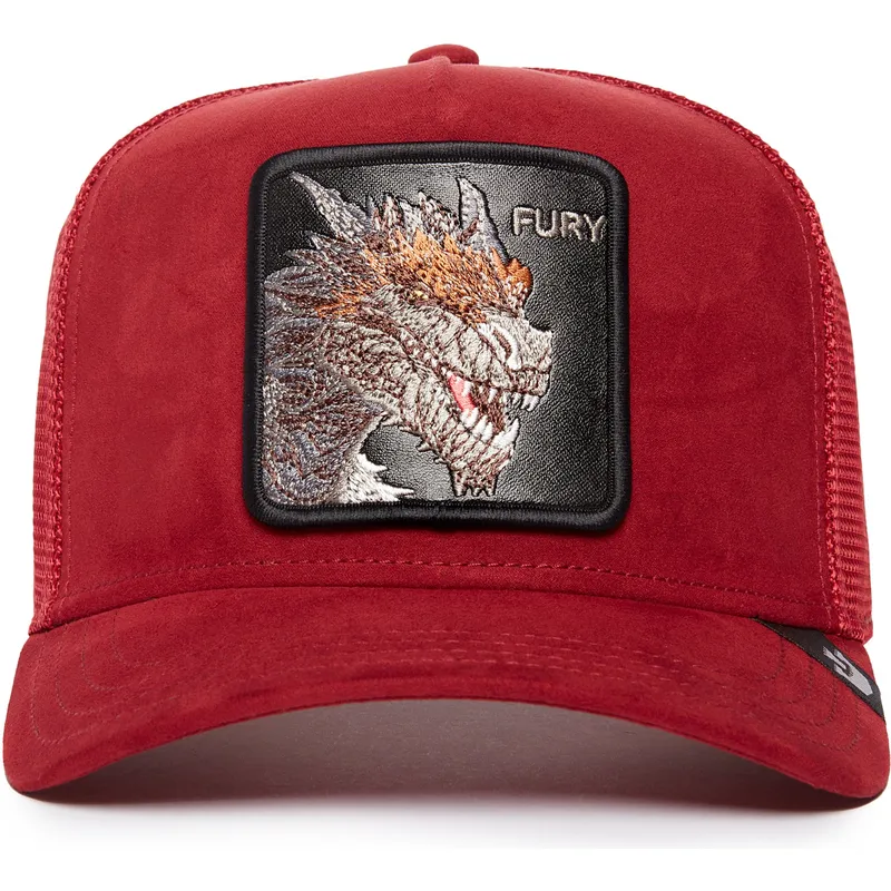 kapa-zaobljena-crvena-snapback-fury-the-suede-the-farm-goorin-bros