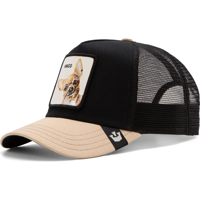 kapa-zaobljena-crna-snapback-the-amigo-eco-brutalism-the-farm-goorin-bros
