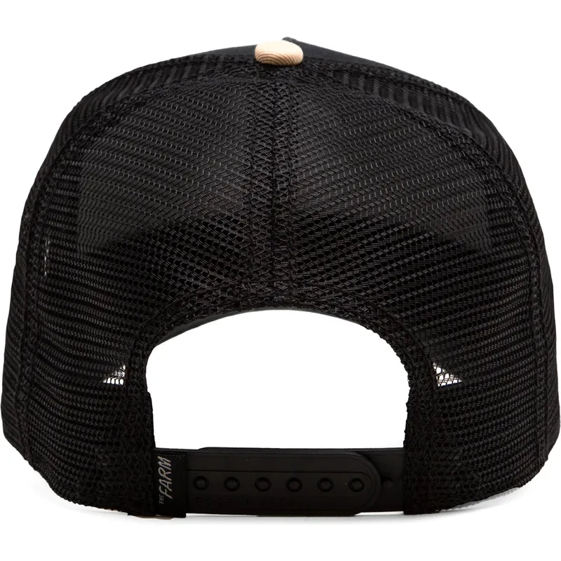 kapa-zaobljena-crna-snapback-the-amigo-eco-brutalism-the-farm-goorin-bros