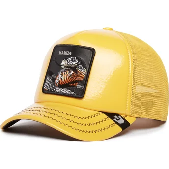 kapa-zaobljena-zuta-snapback-mamba-mentality-puff-patent-the-farm-goorin-bros