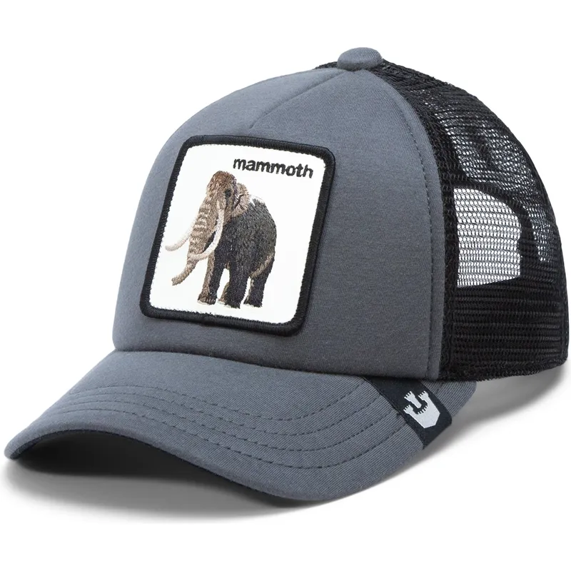 kapa-zaobljena-siva-snapback-za-djecu-mammoth-fuzzy-trunk-extinct-the-farm-goorin-bros