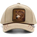 kapa-zaobljena-smeda-snapback-bear-bare-duck-canvas-the-farm-goorin-bros