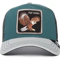 kapa-zaobljena-zelena-snapback-fly-high-eagle-fan-the-farm-goorin-bros