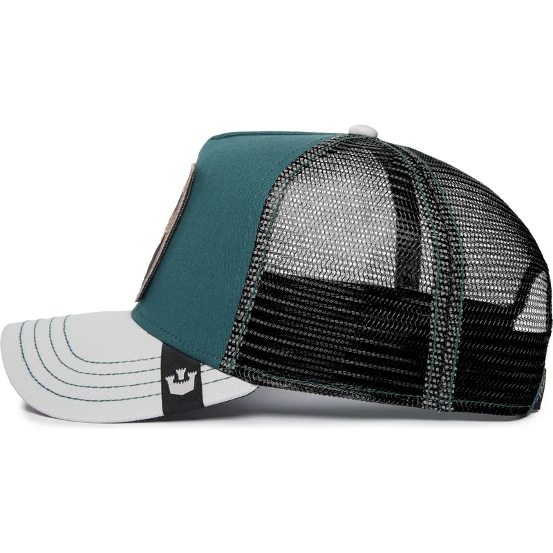 kapa-zaobljena-zelena-snapback-fly-high-eagle-fan-the-farm-goorin-bros