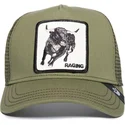 kapa-zaobljena-zelena-snapback-raging-road-rage-truckin-the-farm-goorin-bros