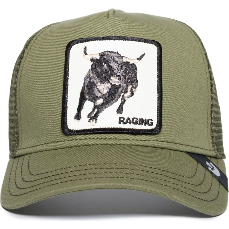 kapa-zaobljena-zelena-snapback-raging-road-rage-truckin-the-farm-goorin-bros