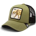 kapa-zaobljena-zelena-snapback-za-djecu-sable-fierce-cat-teefs-extinct-the-farm-goorin-bros