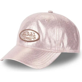 Kapa zaobljena ružičasta podesiv PIN Von Dutch