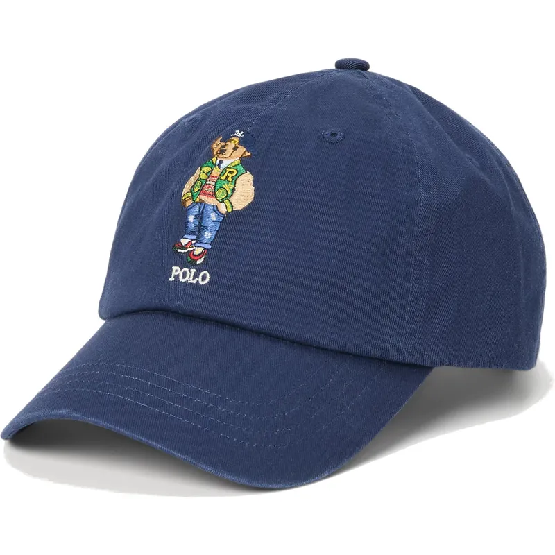 kapa-zaobljena-mornarsko-plava-podesiv-bear-twill-polo-ralph-lauren