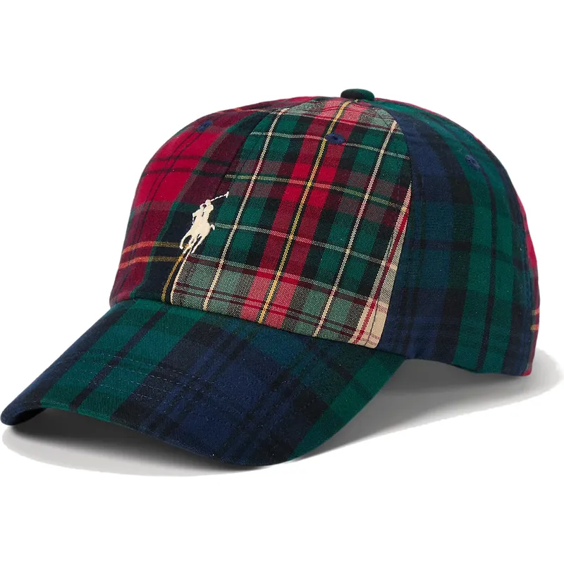 kapa-zaobljena-visebojno-podesiv-classic-sport-plaid-polo-ralph-lauren