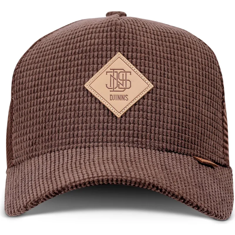 kapa-zaobljena-smeda-snapback-hft-waffle-cord-djinns