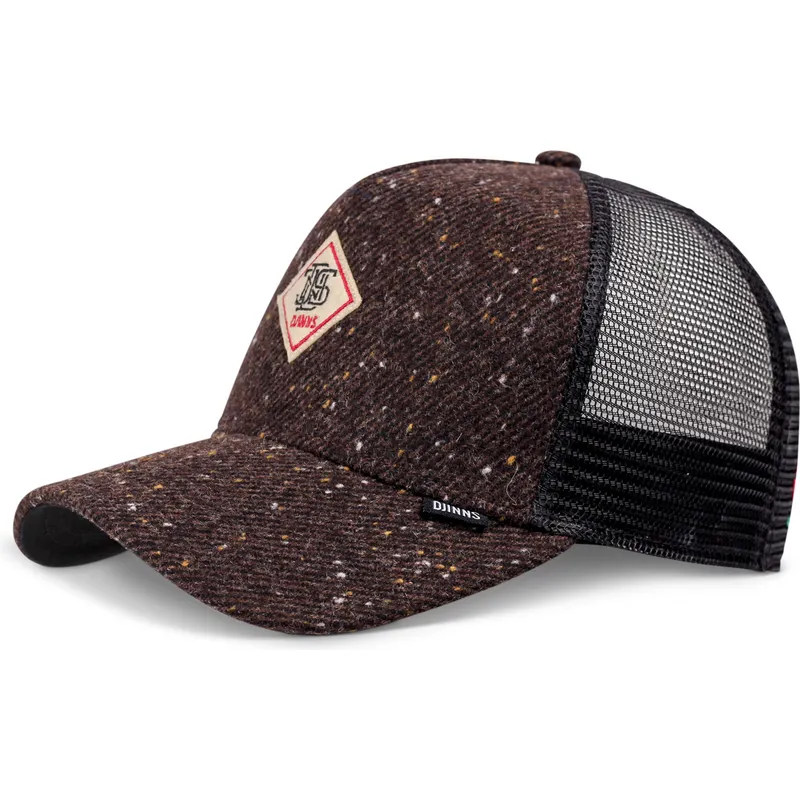 kapa-zaobljena-smeda-snapback-multicolor-hft-mon-spots-djinns