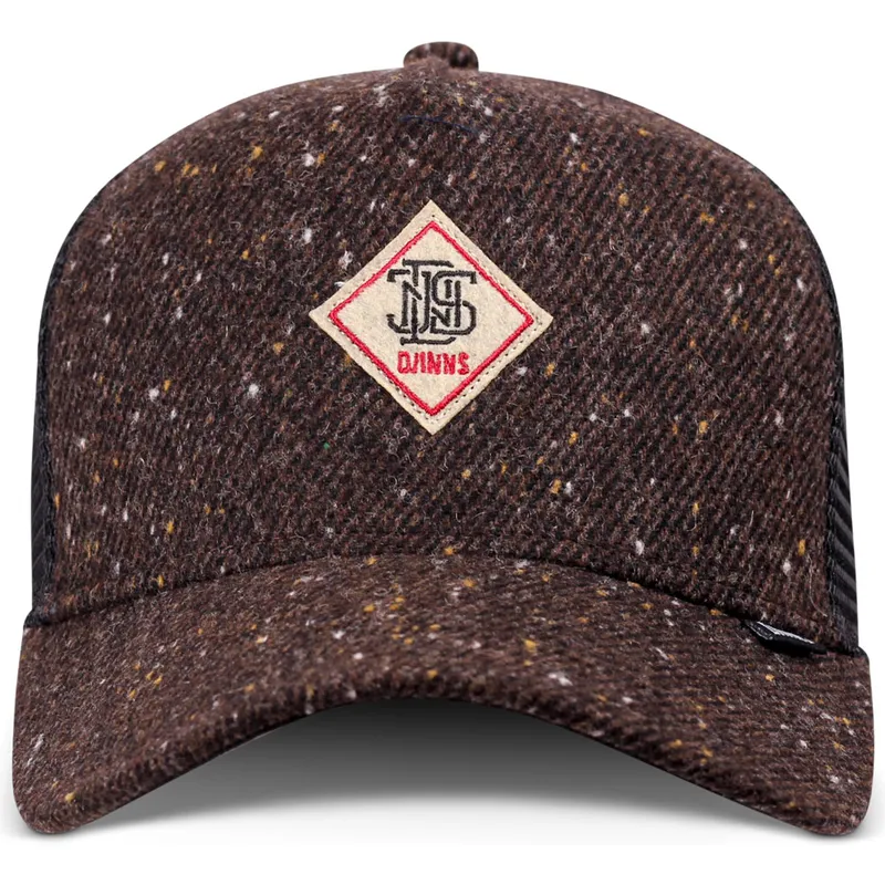 kapa-zaobljena-smeda-snapback-multicolor-hft-mon-spots-djinns