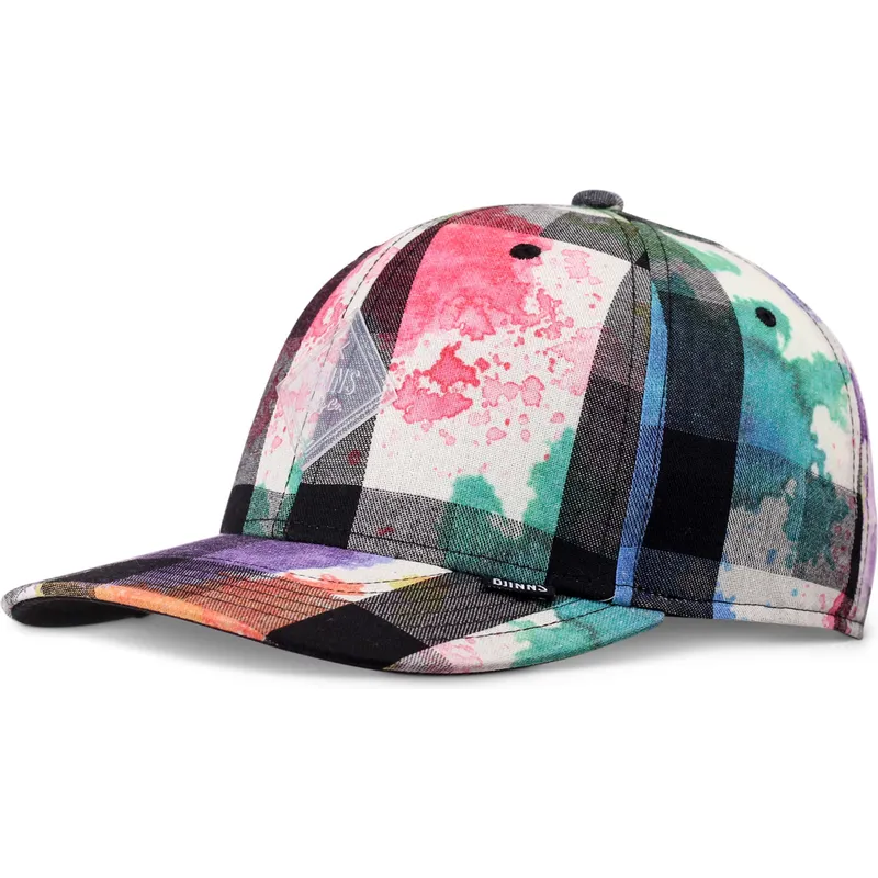kapa-zaobljena-visebojno-snapback-truefit-dirty-check-djinns