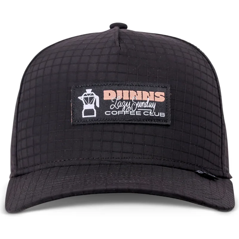 kapa-zaobljena-crna-snapback-sunday-coffee-ripstop-djinns