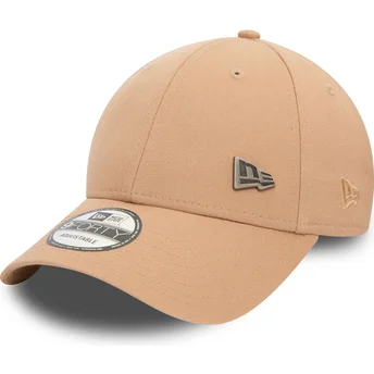 New Era Curved Brim 9FORTY Pin Light Pink Adjustable Cap