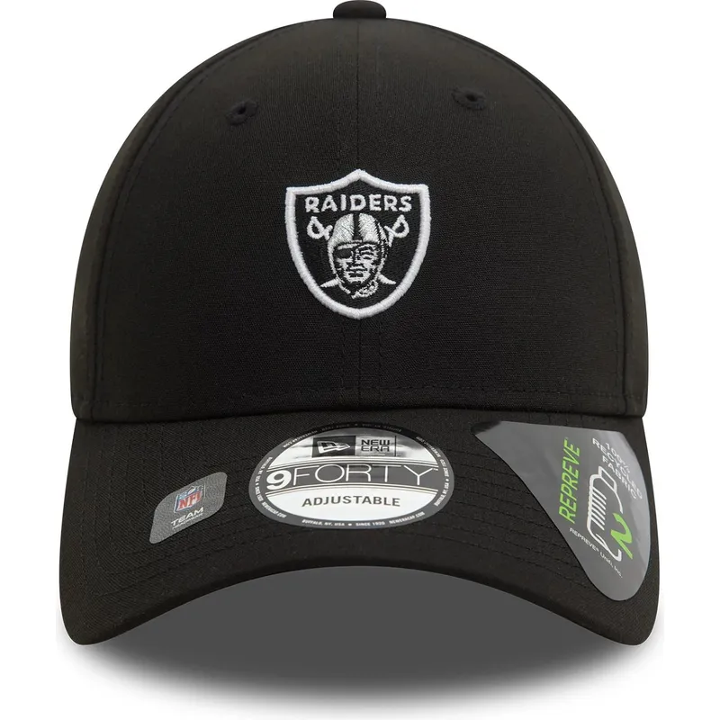 kapa-zaobljena-crna-podesiv-9forty-repreve-mini-las-vegas-raiders-nfl-new-era