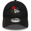 kapa-zaobljena-crna-podesiv-9twenty-rose-icon-new-era