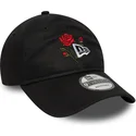 kapa-zaobljena-crna-podesiv-9twenty-rose-icon-new-era