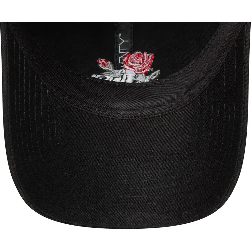 kapa-zaobljena-crna-podesiv-9twenty-rose-icon-new-era