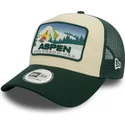 kapa-zaobljena-zelena-snapback-a-frame-ski-patch-aspen-ciudades-y-playas-new-era