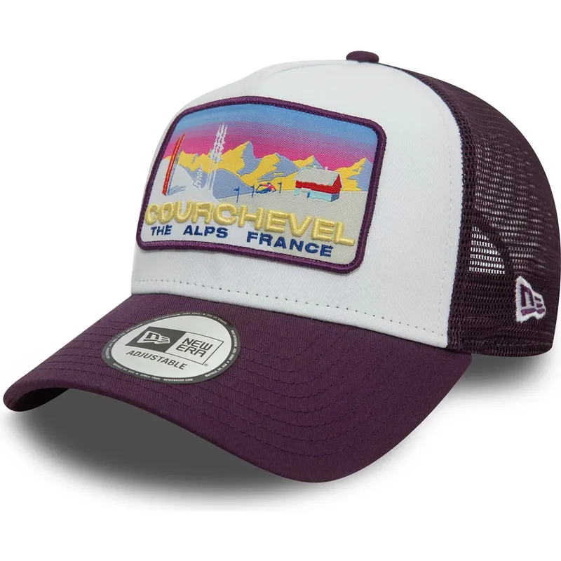 kapa-zaobljena-ljubicasta-snapback-a-frame-ski-patch-courchevel-ciudades-y-playas-new-era kapa-zaobljena-ljubicasta-snapback-a-frame-ski-patch-courchevel-ciudades-y-playas-new-era