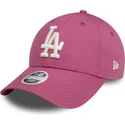 kapa-zaobljena-ruzicasta-podesiv-9forty-league-essential-los-angeles-dodgers-mlb-new-era