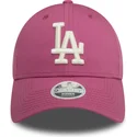 kapa-zaobljena-ruzicasta-podesiv-9forty-league-essential-los-angeles-dodgers-mlb-new-era