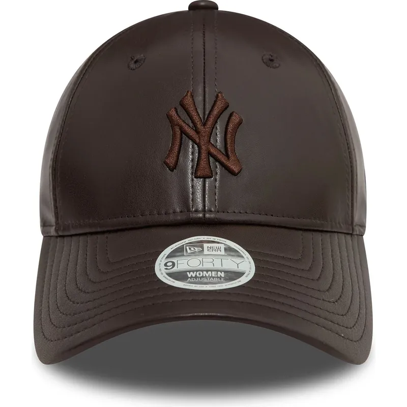 kapa-zaobljena-smeda-podesiv-9forty-midi-pu-new-york-yankees-mlb-new-era