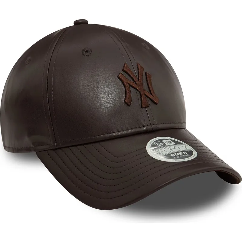 kapa-zaobljena-smeda-podesiv-9forty-midi-pu-new-york-yankees-mlb-new-era