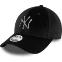 kapa-zaobljena-crna-podesiv-9forty-velour-diamante-new-york-yankees-mlb-new-era