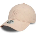 kapa-zaobljena-ruzicasta-podesiv-9twenty-padded-new-york-yankees-mlb-new-era