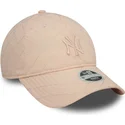 kapa-zaobljena-ruzicasta-podesiv-9twenty-padded-new-york-yankees-mlb-new-era