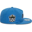 new-era-flat-brim-golfer-alternative-lake-county-captains-milb-blue-snapback-cap