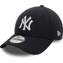 kapa-zaobljena-mornarsko-plava-podesiv-9forty-side-patch-new-york-yankees-mlb-new-era