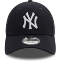 kapa-zaobljena-mornarsko-plava-podesiv-9forty-side-patch-new-york-yankees-mlb-new-era