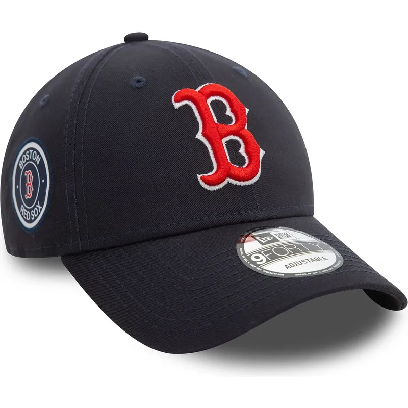 kapa-zaobljena-mornarsko-plava-podesiv-9forty-side-patch-boston-red-sox-mlb-new-era kapa-zaobljena-mornarsko-plava-podesiv-9forty-side-patch-boston-red-sox-mlb-new-era
