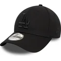kapa-zaobljena-crna-prilagodena-39thirty-monochrome-los-angeles-dodgers-mlb-new-era