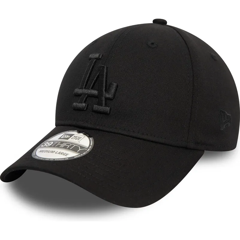 kapa-zaobljena-crna-prilagodena-39thirty-monochrome-los-angeles-dodgers-mlb-new-era
