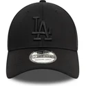 kapa-zaobljena-crna-prilagodena-39thirty-monochrome-los-angeles-dodgers-mlb-new-era