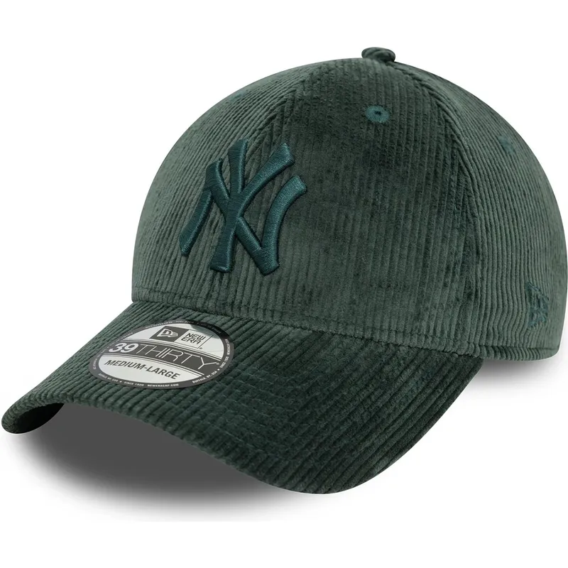 kapa-zaobljena-zelena-prilagodena-39thirty-cord-new-york-yankees-mlb-new-era
