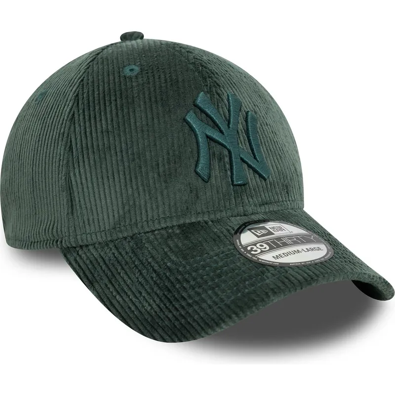 kapa-zaobljena-zelena-prilagodena-39thirty-cord-new-york-yankees-mlb-new-era