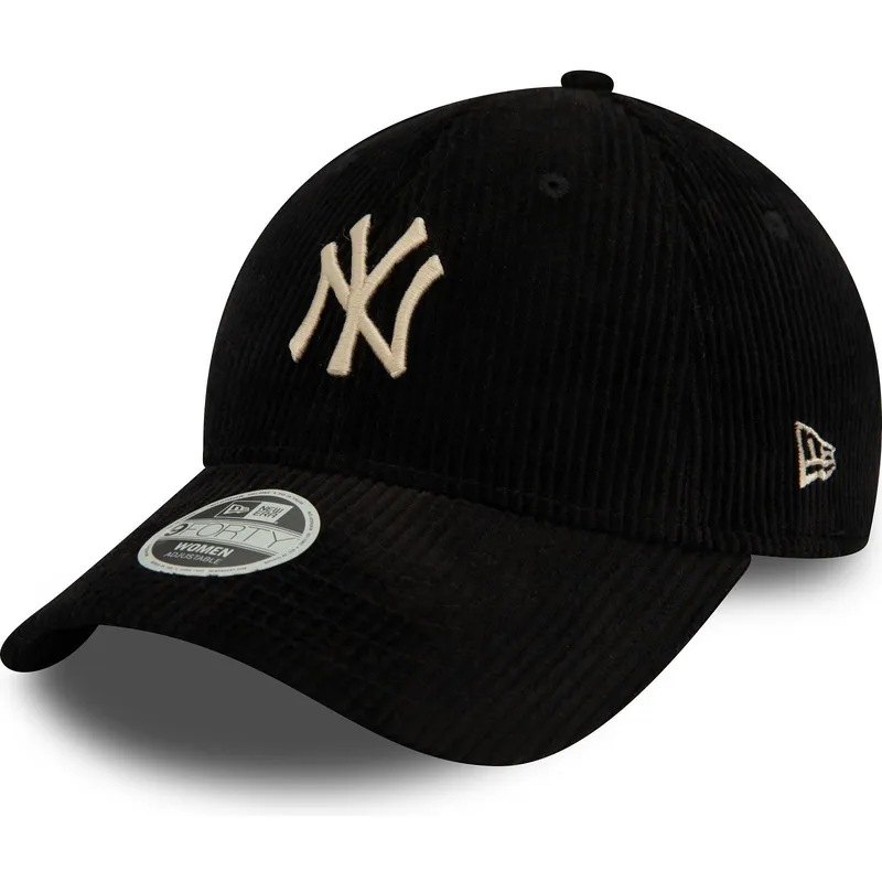 kapa-zaobljena-crna-podesiv-9forty-cord-new-york-yankees-mlb-new-era
