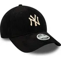 kapa-zaobljena-crna-podesiv-9forty-cord-new-york-yankees-mlb-new-era