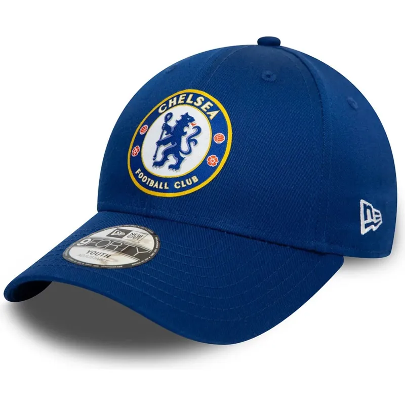 kapa-zaobljena-plava-snapback-za-djecu-9forty-core-chelsea-football-club-premier-league-new-era