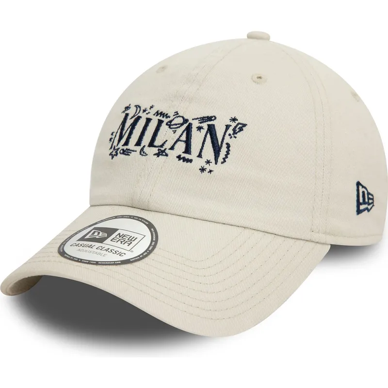 cap-zaobljena-beige-adjustable-strap-9twenty-scribble-ac-milan-serie-a-new-era