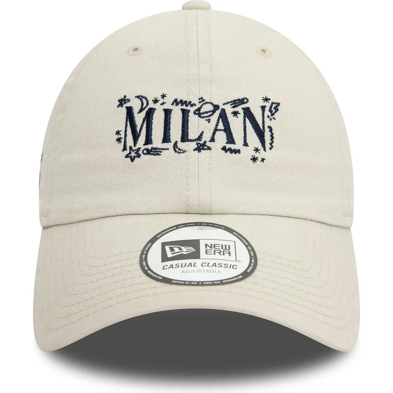 cap-zaobljena-beige-adjustable-strap-9twenty-scribble-ac-milan-serie-a-new-era