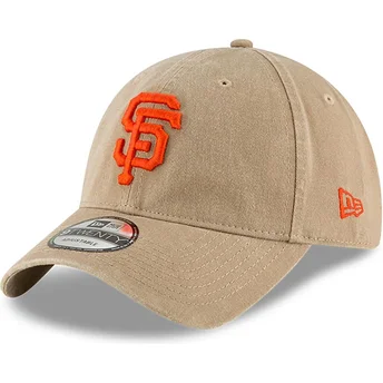 Kapa zaobljena bež podesiv 9TWENTY Core Classic San Francisco Giants MLB New Era