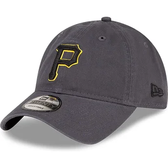 Kapa zaobljena siva podesiva traka 9TWENTY Core Classic Pittsburgh Pirates MLB New Era