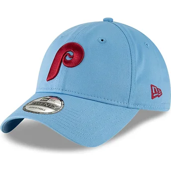 Kapa zaobljena plava podesiv 9TWENTY Core Classic Philadelphia Phillies MLB New Era